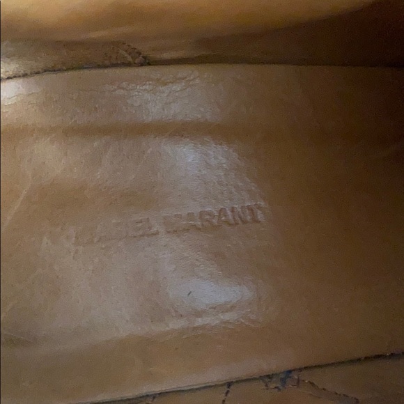 ISABEL MARANT tan suede DICKER ankle boots - Picture 9 of 11